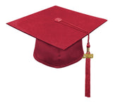 Birrete y borla rojo mate de secundaria - Graduacion