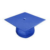 Birrete, toga y borla azul francia brillante de primaria - Graduacion