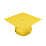 Birrete, toga y borla dorado brillante de secundaria - Graduacion